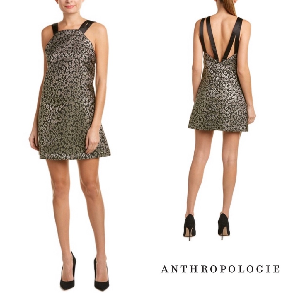 Anthropologie || Hutch Leopard Print Dress